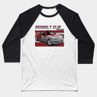 Renault Clio Williams Baseball T-Shirt